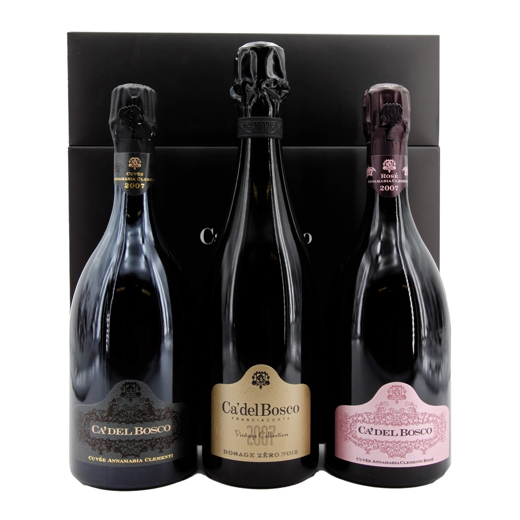 Ca' del Bosco Cofanetto Trilogia 2007 (Limited Edition Gift Set)