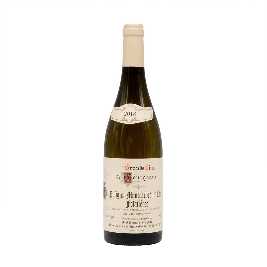 Domaine Paul Pernot Puligny-Montrachet 1er Cru Clos des Folatieres 2018