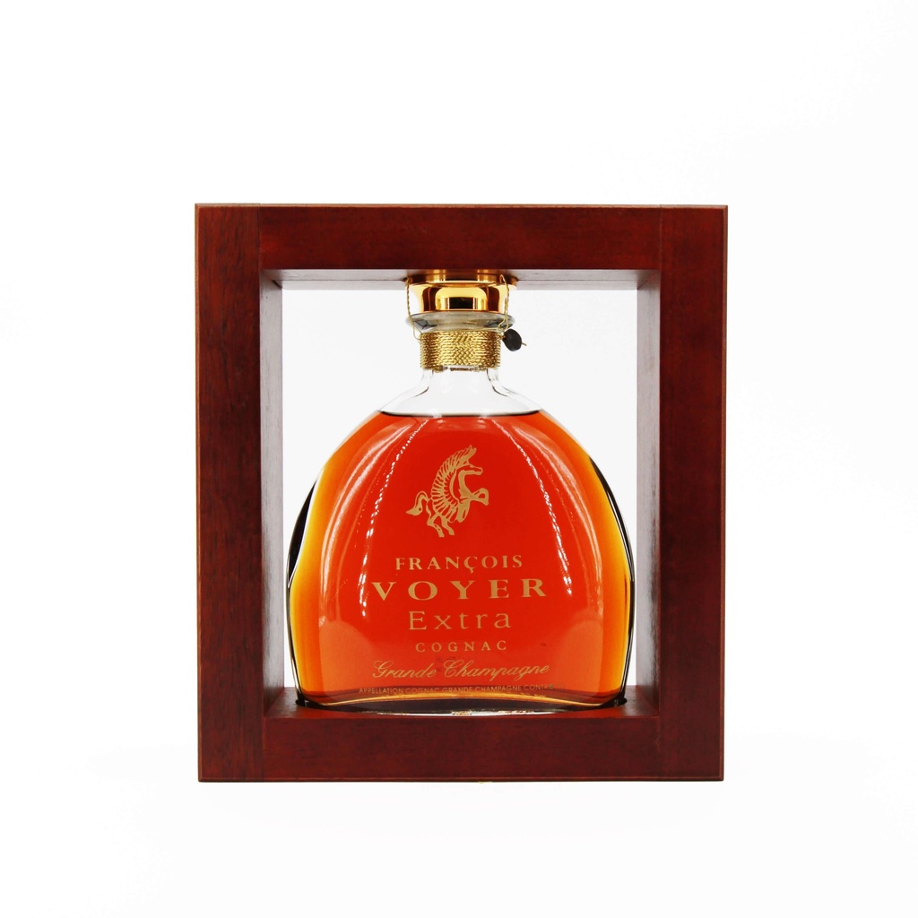 Francois Voyer Cognac Extra Grande Champagne - 42% ABV (Special Bottle w/ Wooden Box)