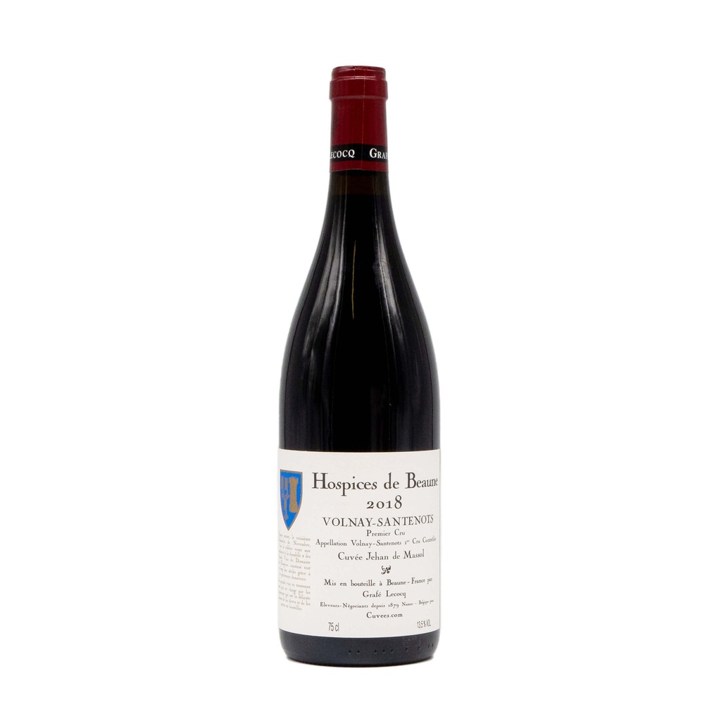 Volnay 1er Cru "Les Santenots" Cuvee Jehan de Massol - Hospices de Beaune 2018 (Cuvees.com)