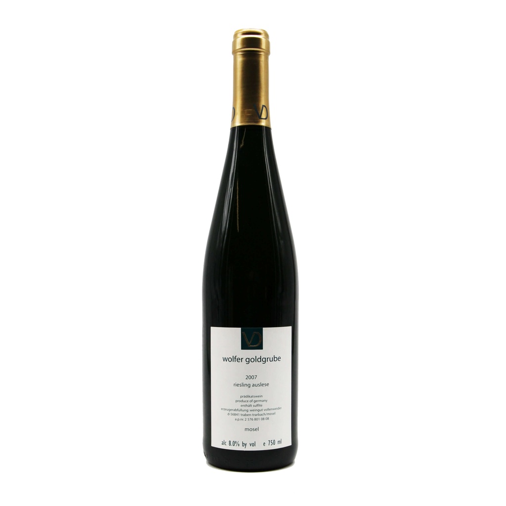 Weingut Vollenweider Wolfer Goldgrube Riesling Auslese 2007